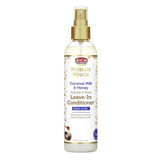 African Pride Moisture Miracle Coconut Milk & Honey Leave-In Conditioner 237ml