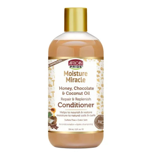 African Pride Moisture Miracle Honey, Chocolate & Coconut Oil Conditioner 354ml