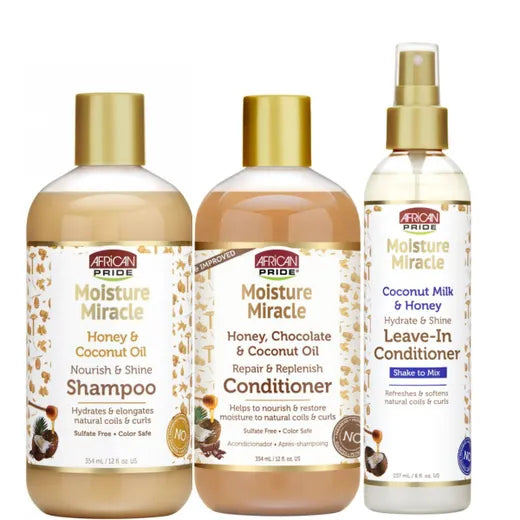 African Pride Moisture Miracle Trio