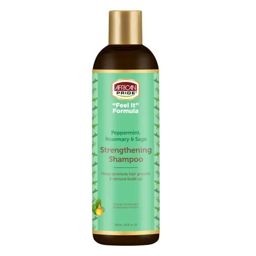 African Pride Peppermint & Rosemary Strengthening Shampoo 354ml