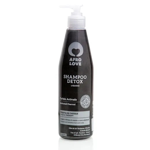 Afro Love Shampoo Detox Activated Charcoal 450ml