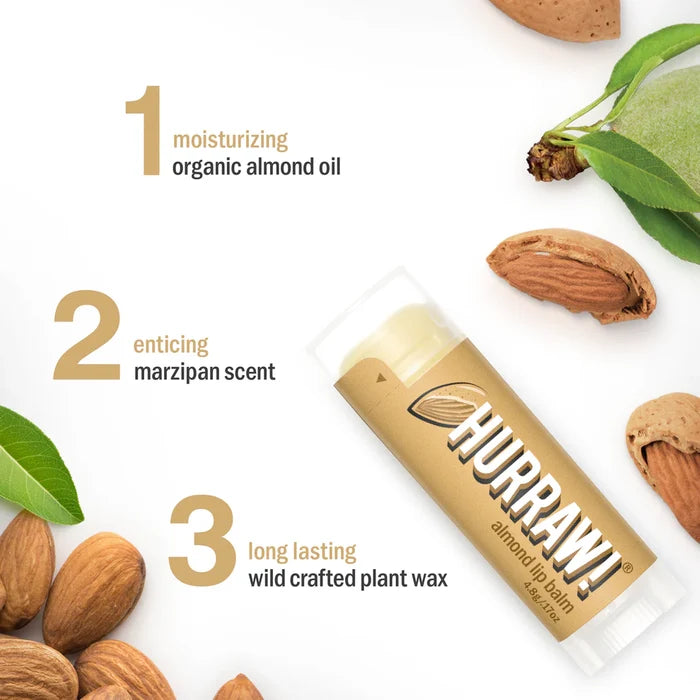 Hurraw! | Almond Lip Balm