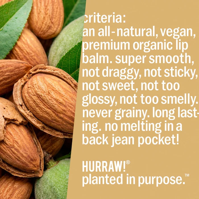 Hurraw! | Almond Lip Balm