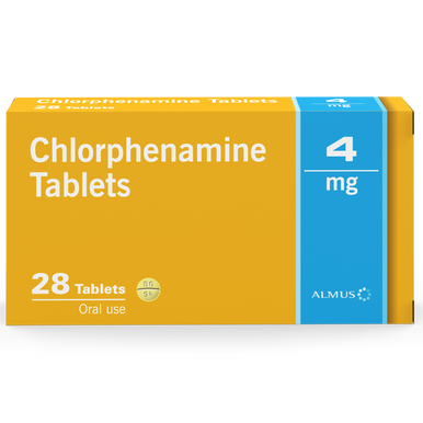Almus Chlorphenamine 4mg Tablets