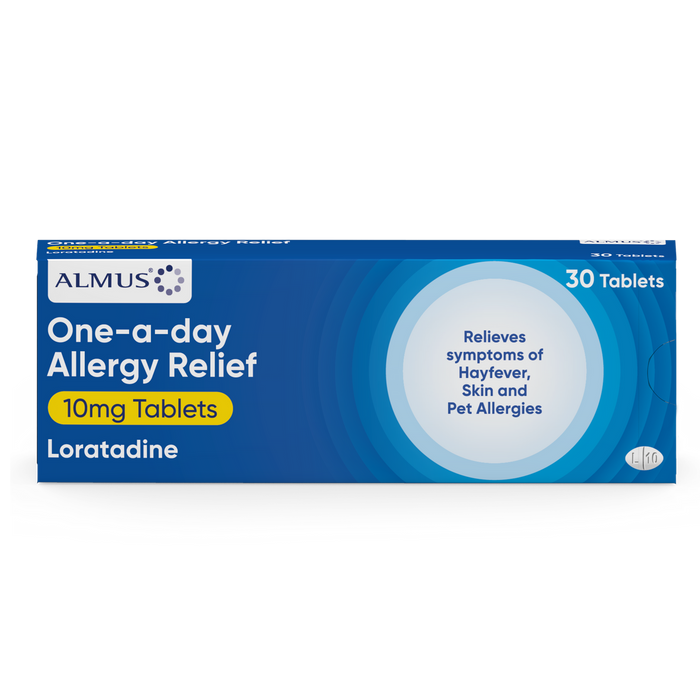 Almus One-A-Day Allergy Relief Loratadine 10mg Tablets