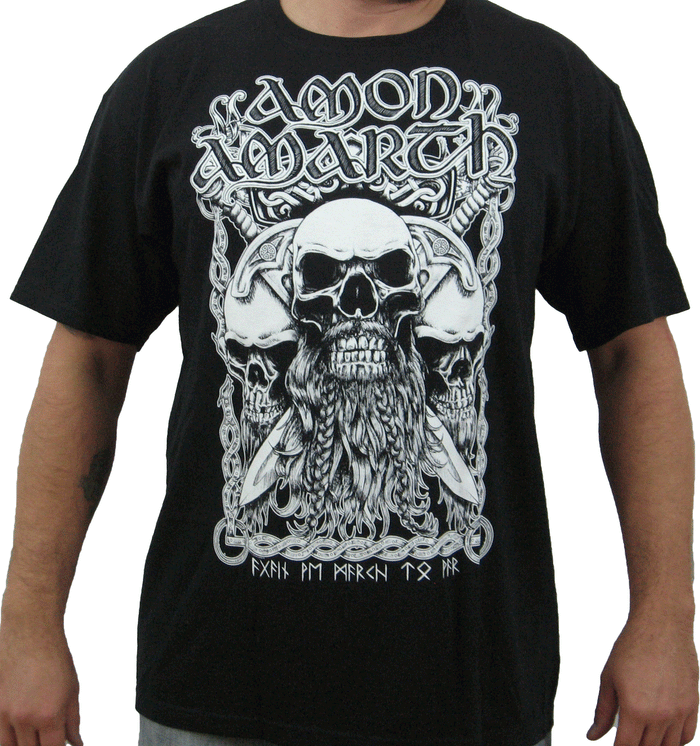 AMON AMARTH (Bearded Skull) Men's T-Shirt