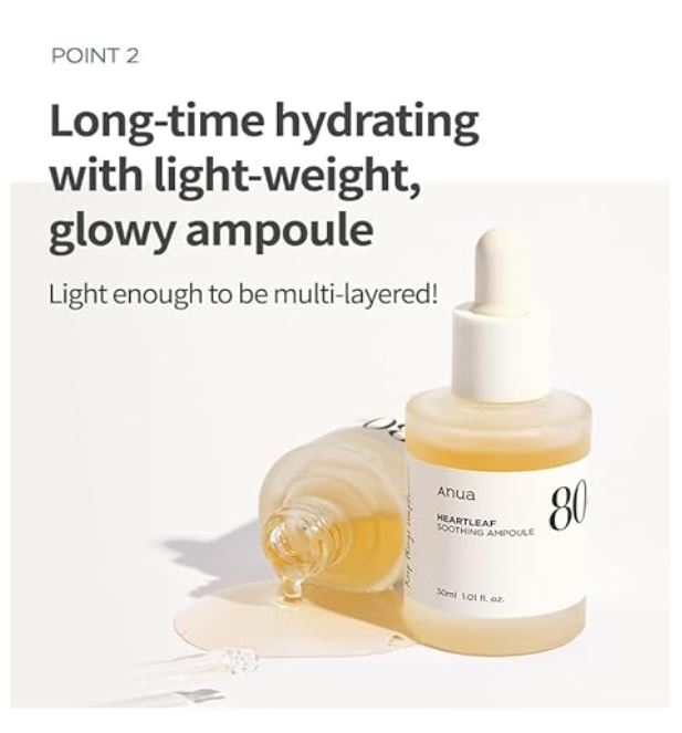 Anua Heartleaf 80% Soothing Ampoule 30ml / 1.01 fl.oz.