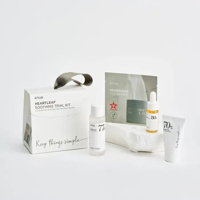 Anua Heartleaf Soothing Trial Kit asian authentic genuine original korean skincare montreal toronto calgary canada thekshop thekshop.ca natural organic vegan cruelty-free cosmetics kbeauty vancouver free shipping clean beauty routine skin makeup kpop stayz stan fandom photocard stray kids treasure ateez atiny
