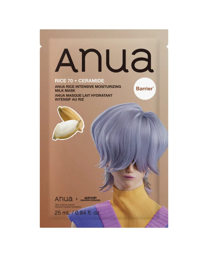Anua Kpop Demon Hunters Rice Intensive Moisturizing Milk Mask Anua