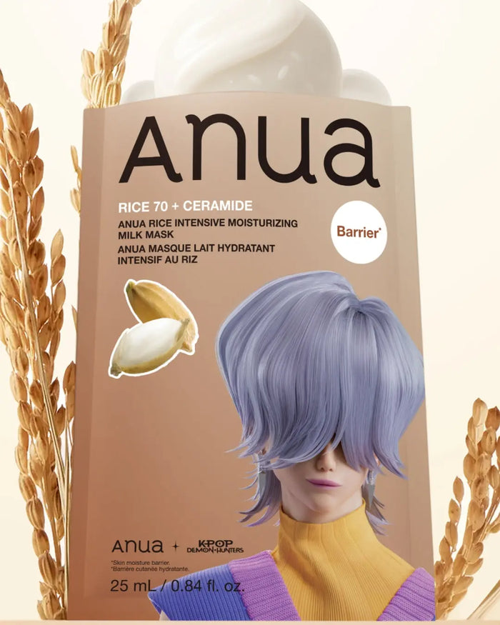 Anua Kpop Demon Hunters Rice Intensive Moisturizing Milk Mask Anua