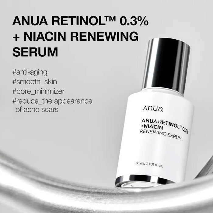 Anua Nano Retinol 0.3% Niacin Renewing Serum 30ml / 1.01 fl. oz.