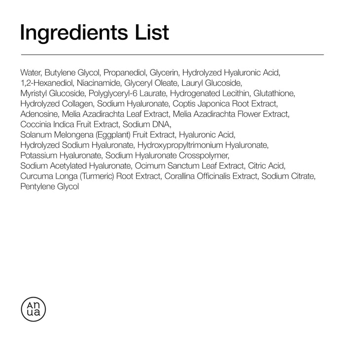 Anua PDRN Hyaluronic Acid Capsule 100 Serum, Radiant Face Serum, Salmon DNA, Hyaluronic Acid, Hydration, Moisture Plumping Effect, Lightweight, Glass Skin, Korean Skincare, 1.01 fl. oz