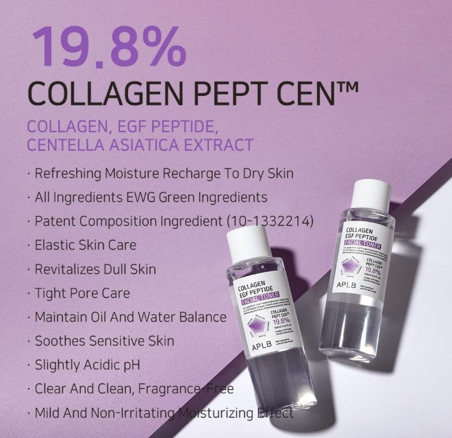 APLB Collagen EGF Peptide Facial Toner 5.41fl. oz. / 160ml