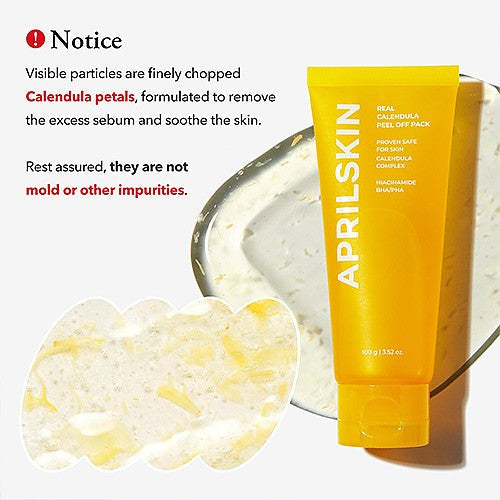 Aprilskin Calendula Flower-Infused Facial Peel Off Mask 100g / 3.52oz