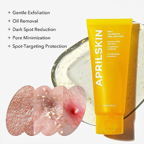 Aprilskin Calendula Flower-Infused Facial Peel Off Mask 100g / 3.52oz