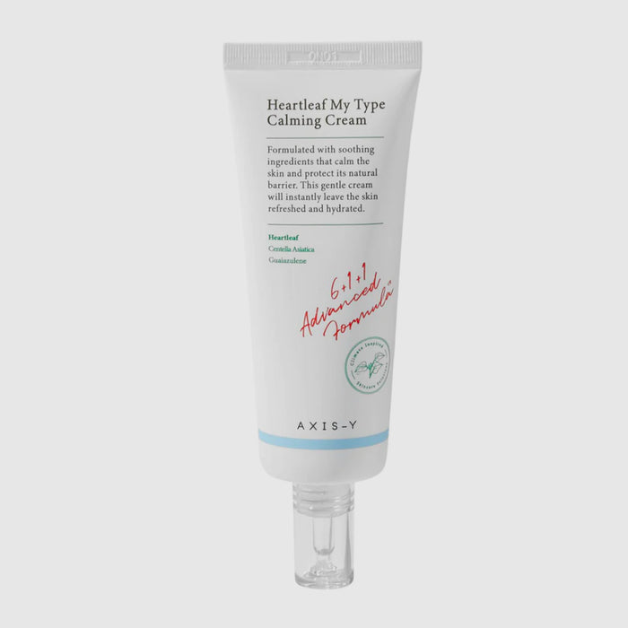 AXIS-Y Heartleaf My Type Calming Cream asian authentic genuine original korean skincare montreal toronto calgary canada thekshop thekshop.ca natural organic vegan cruelty-free cosmetics kbeauty vancouver free shipping