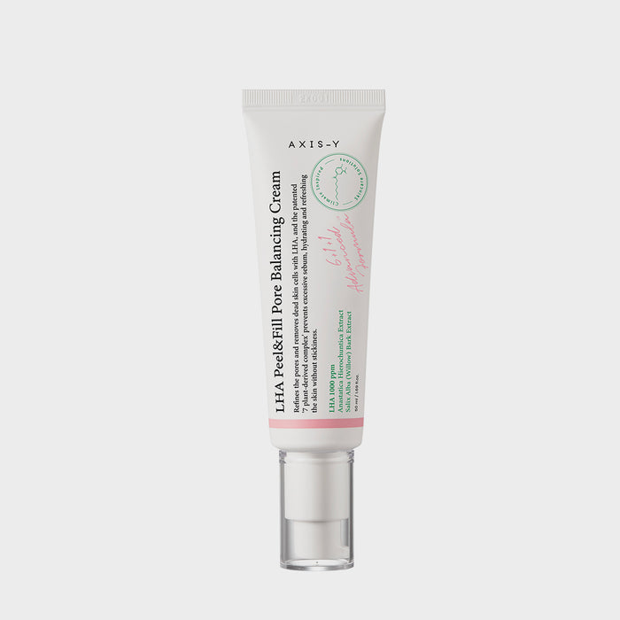 AXIS-Y LHA Peel & Fill Pore Balancing Cream asian authentic genuine original korean skincare montreal toronto calgary canada thekshop thekshop.ca natural organic vegan cruelty-free cosmetics kbeauty vancouver free shipping