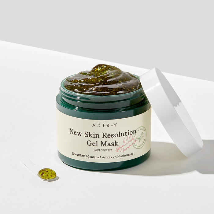 AXIS-Y New Skin Resolution Gel Mask asian authentic genuine original korean skincare montreal toronto calgary canada thekshop thekshop.ca natural organic vegan cruelty-free cosmetics kbeauty vancouver free shipping
