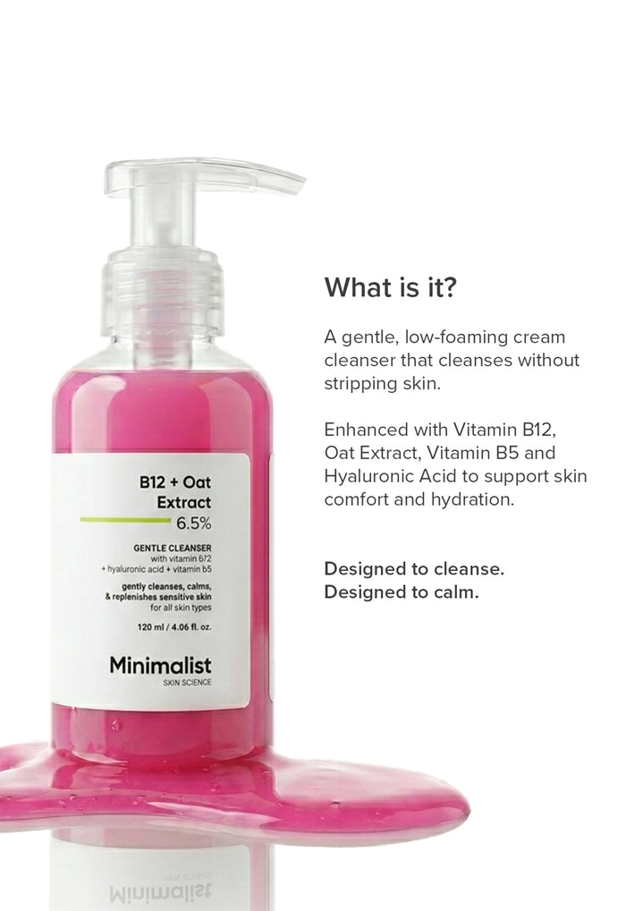 B12 + Oat Extract 6.5% Gentle Cleanser