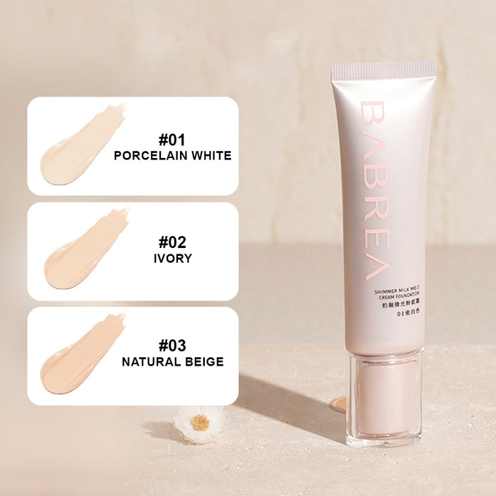 Babrea Shimmer Milk Melt Cream Foundation 20g