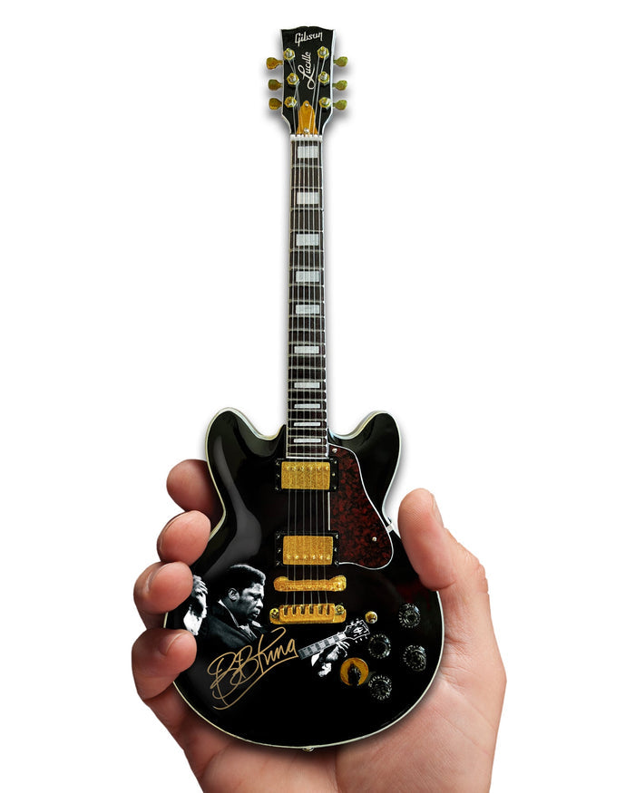 BB KING - GIBSON ES-355 LUCILLE EBONY - MINI GUITAR
