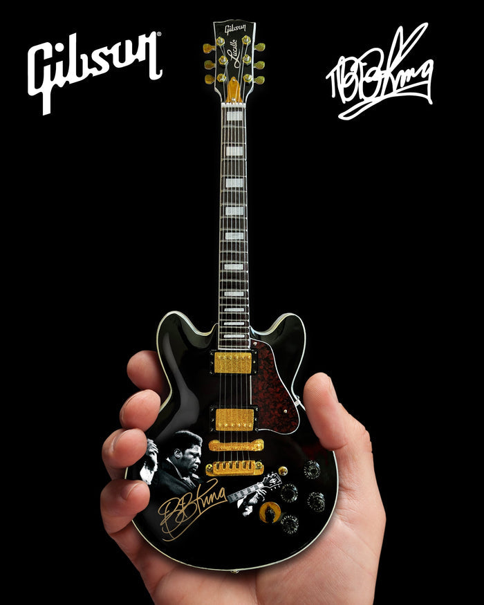 BB KING - GIBSON ES-355 LUCILLE EBONY - MINI GUITAR