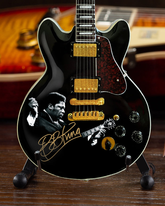 BB KING - GIBSON ES-355 LUCILLE EBONY - MINI GUITAR