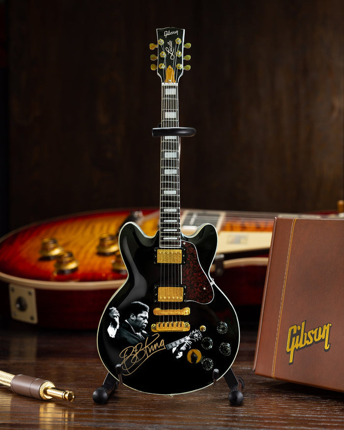 BB KING - GIBSON ES-355 LUCILLE EBONY - MINI GUITAR
