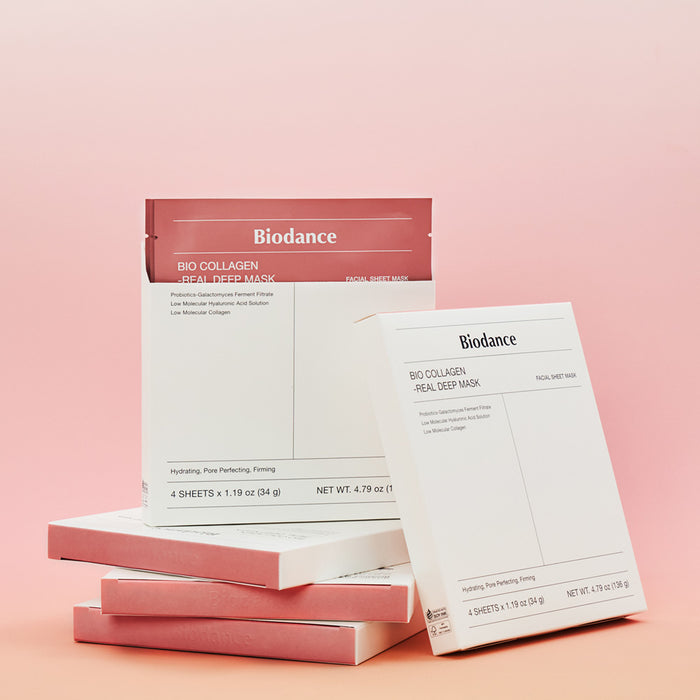 Bio-Collagen Real Deep Mask Set (4 Masks)