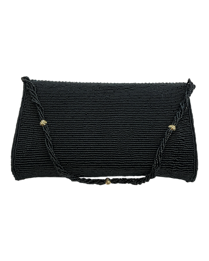 Black - Rich Hand Embroidered Clutch Bag / Handbag -Bollywood / Weddings - AKB278 11KJ25