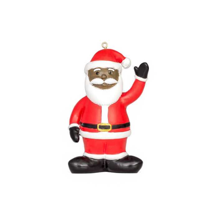 Black Santa Christmas Tree Ornament Decoration 2