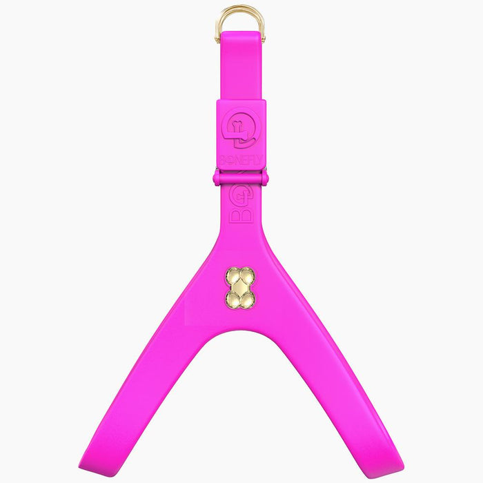 Boneflex Harness Hot Pink Gold Bones