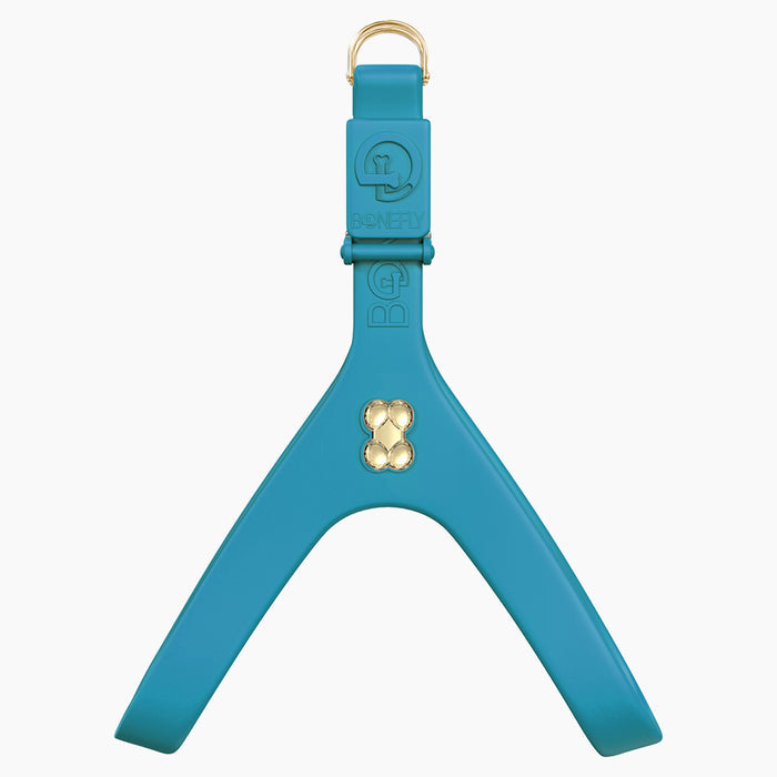 Boneflex Harness Peacock Gold Bones