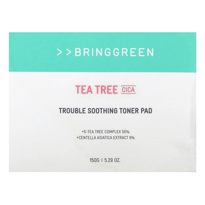 Bringgreen Tea Tree Cica Trouble Soothing Toner Pad 90ea