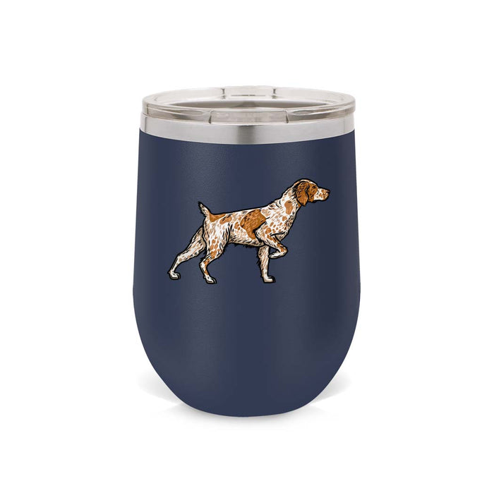 Navy Blue / Orange Roan Brittany