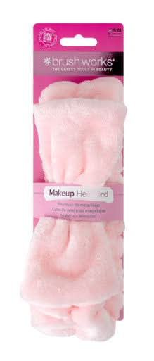 Brushworks Makeup Headband Pink