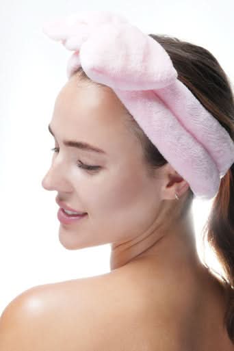 Brushworks Makeup Headband Pink