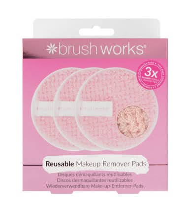 Brushworks Reusable Makeup Remover Pads 3 Pack