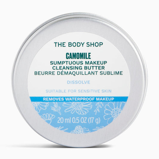 Camomile Sumptuous Makeup Cleansing Butter 20ml, front view of mini jar
