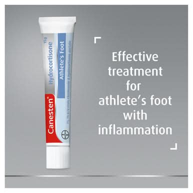 Canesten Hydrocortisone Anti Fungal Foot Cream 15g