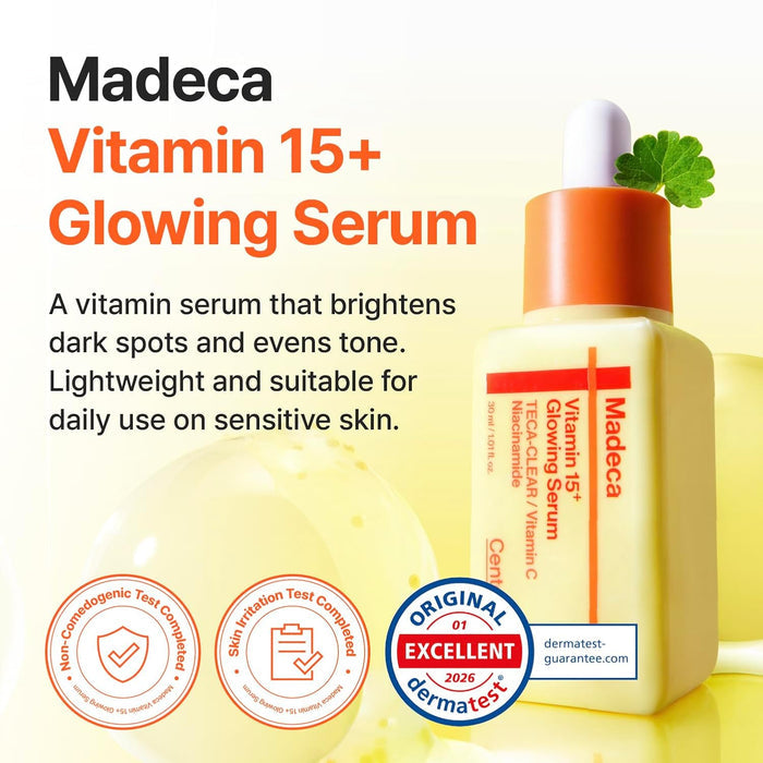 [Centellian24] Madeca Vitamin 15+ Glowing Serum 30ml-Luxiface.com