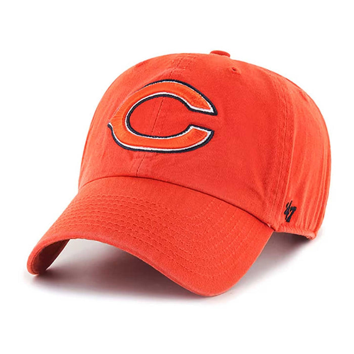Chicago Bears Orange Clean Up Adjustable Cap