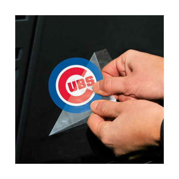 Chicago Cubs Bullseye 4" x 4" Die-Cut Decal