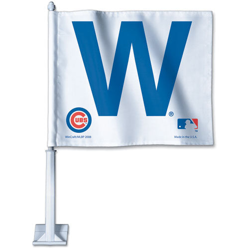 Chicago Cubs "W" Car Flag