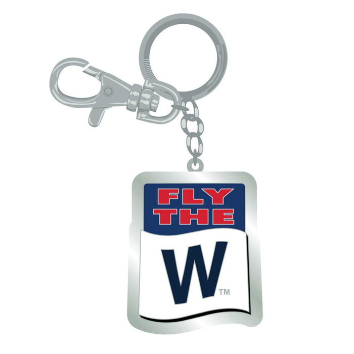 Chicago Cubs Zamac Fly The W Keychain