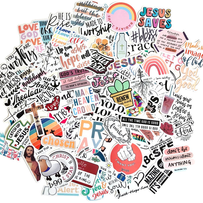 Christian Sticker Bundle - 10 Pack