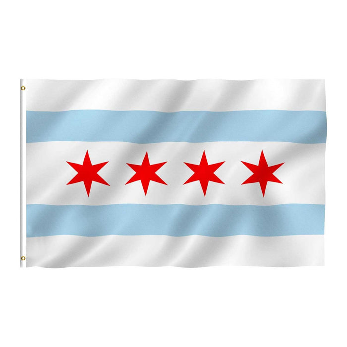 City of Chicago 3 x 5 Flag