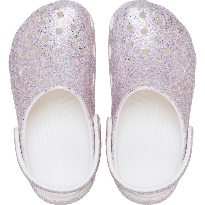 Classic Fantasy Glitter Clog K - Beyaz