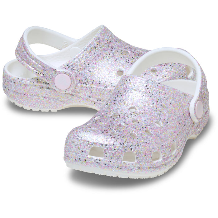 Classic Fantasy Glitter Clog T - Beyaz