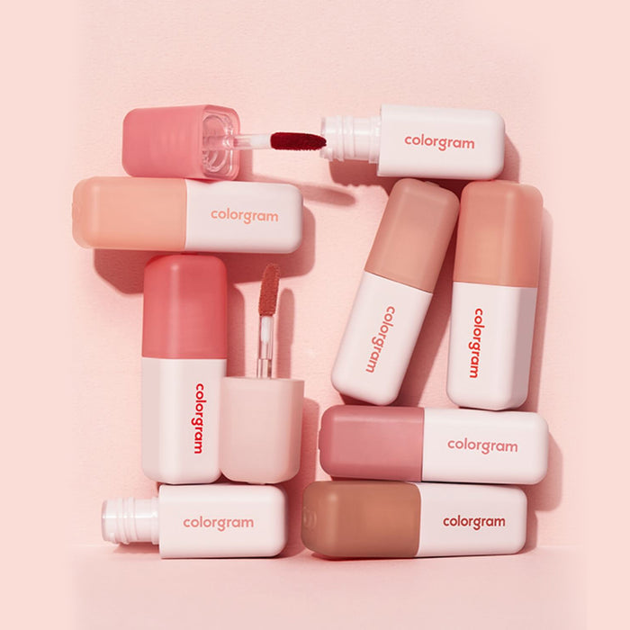 colorgram Nude Blur Tint lovely Pink a Korean lip tint for soft, blurred natural matte finish with a long-lasting effect.
